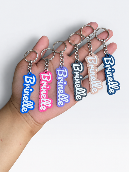 Connected Script Name Keychain