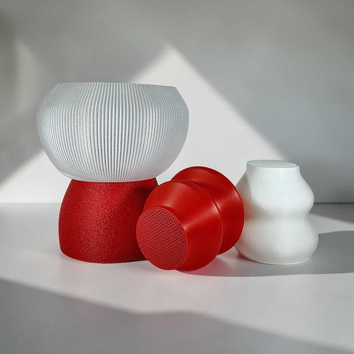MELO lamp diffusers, side angle view