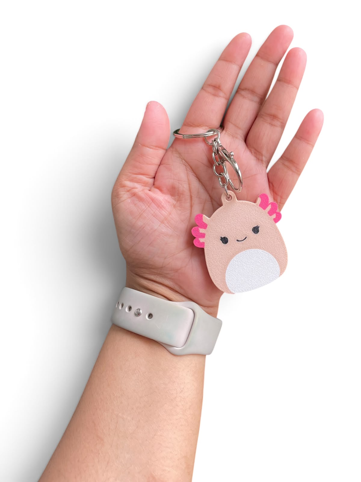 Squishy Pals Axolotl Keychain