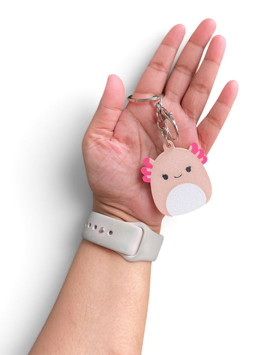 Squishy Pals Axolotl Keychain